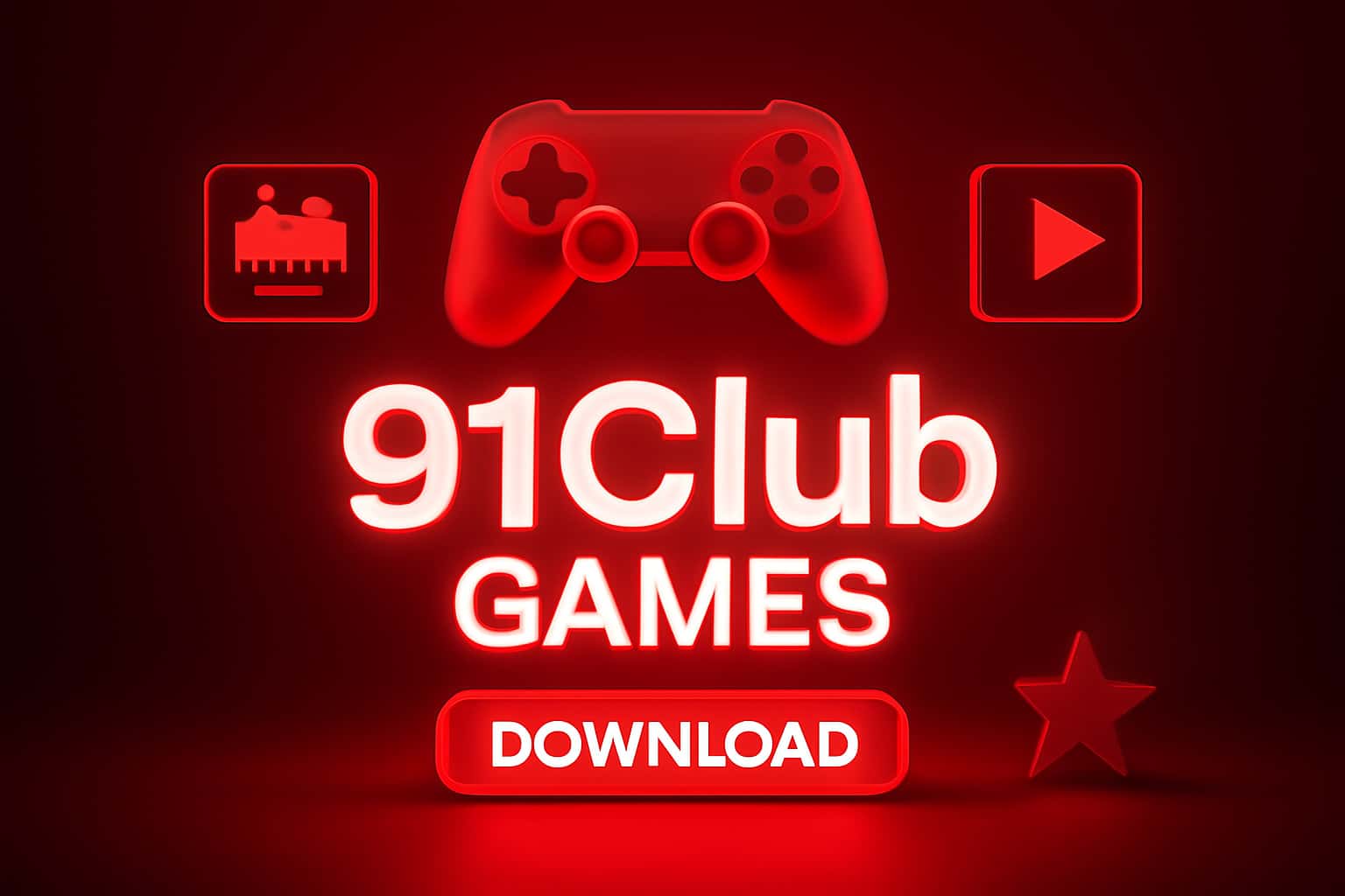 Informational scene about the 91Club Games Download process.