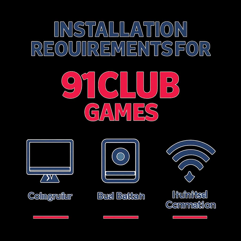 Diagram illustrating the installation process for 91Club Games.