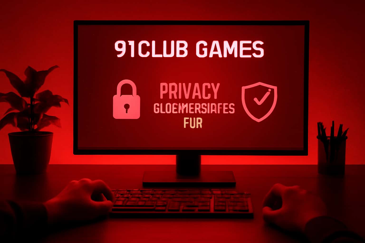 An informational scene focusing on privacy considerations for 91Club Games.