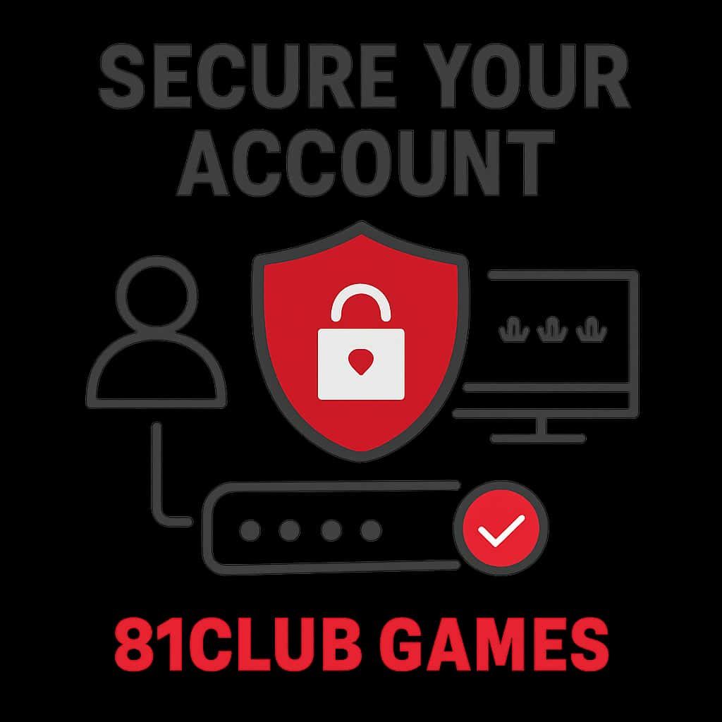 An illustration of steps to secure your 91Club Games account.